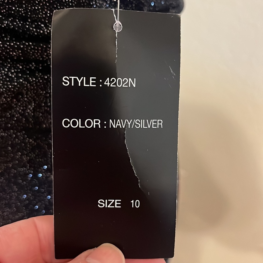 NWT Karina Glitter Cocktail Dress - Picture 5 of 6